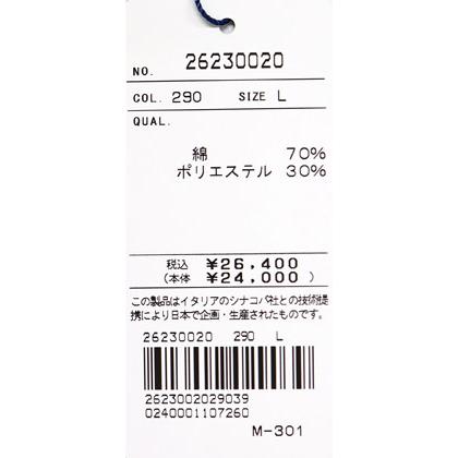 ★シナコバ　【*001*】　２０２６・秋冬・新作・モックネック・クルートレーナー＜Mサイズ・Lサイズ・LLサイズ＞-ei112・ei113・ei114 | SINA COVA | 06