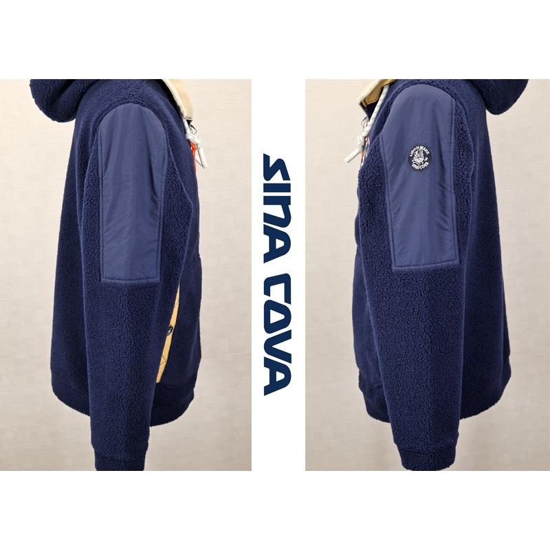★シナコバ　【*001*】　２０２６・秋冬・新作・フード付きＺＩＰＵＰジャケット＜Mサイズ・Lサイズ・LLサイズ＞-ei197・ei198・ei199 | SINA COVA | 02