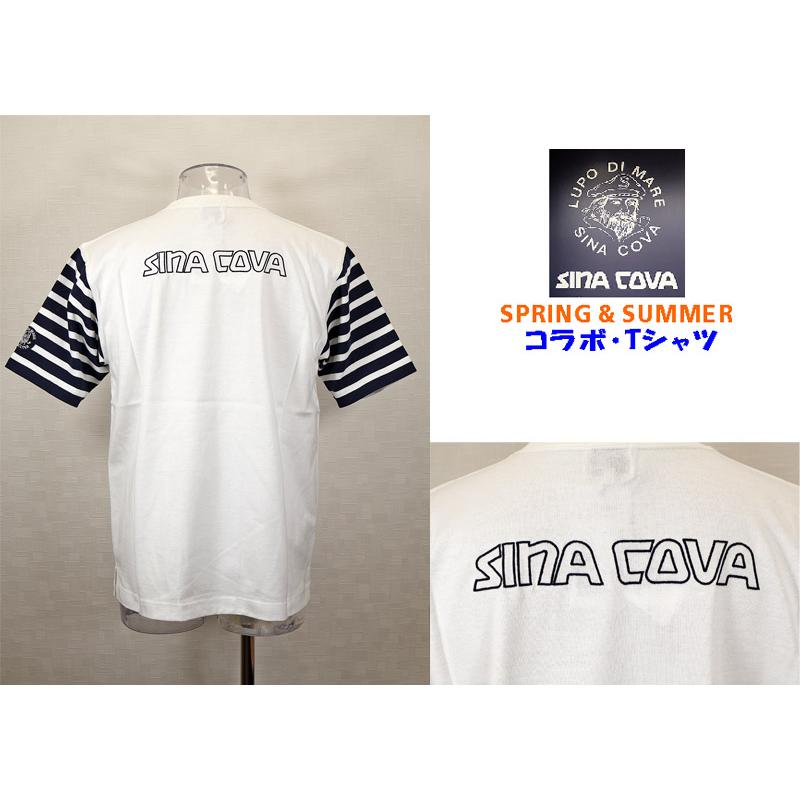 ★シナコバ【*店舗移転SALE*】SINA COVA & Guest-One コラボＴシャツ　限定品＞春夏半袖Ｔシャツ＜Mサイズ・Lサイズ・LLサイズ＞-kg372｜guestone｜03