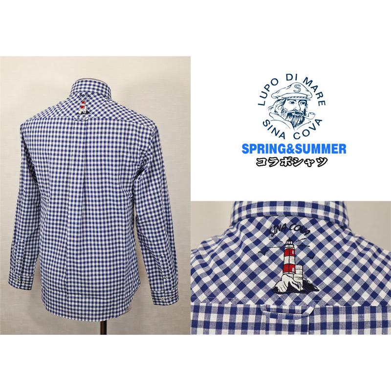 ★シナコバ　【*001*】＜30%OFF＞2026・春夏・長袖コラボ・ボタンダウンシャツ＜キングサイズ＞-kg552 | SINA COVA | 01