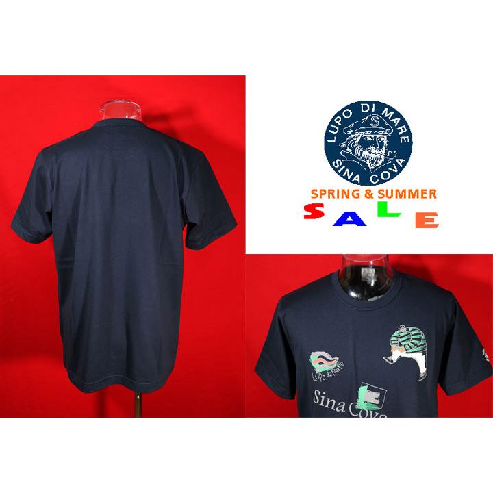 ★シナコバ【*店舗移転SALE*】春夏半袖Ｔシャツ  ＜Mサイズ・Ｌサイズ・ＬＬサイズ＞ネイビー-ko174｜guestone｜03