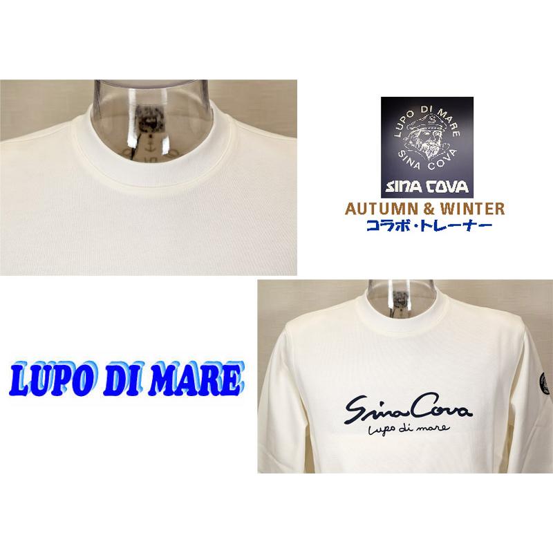 ★シナコバ＜４０％OFF・SINA COVA & Guest-One コラボ　限定品＞秋冬トレーナー＜Mサイズ・Ｌサイズ・ＬＬサイズ＞オフ白-kt165_4