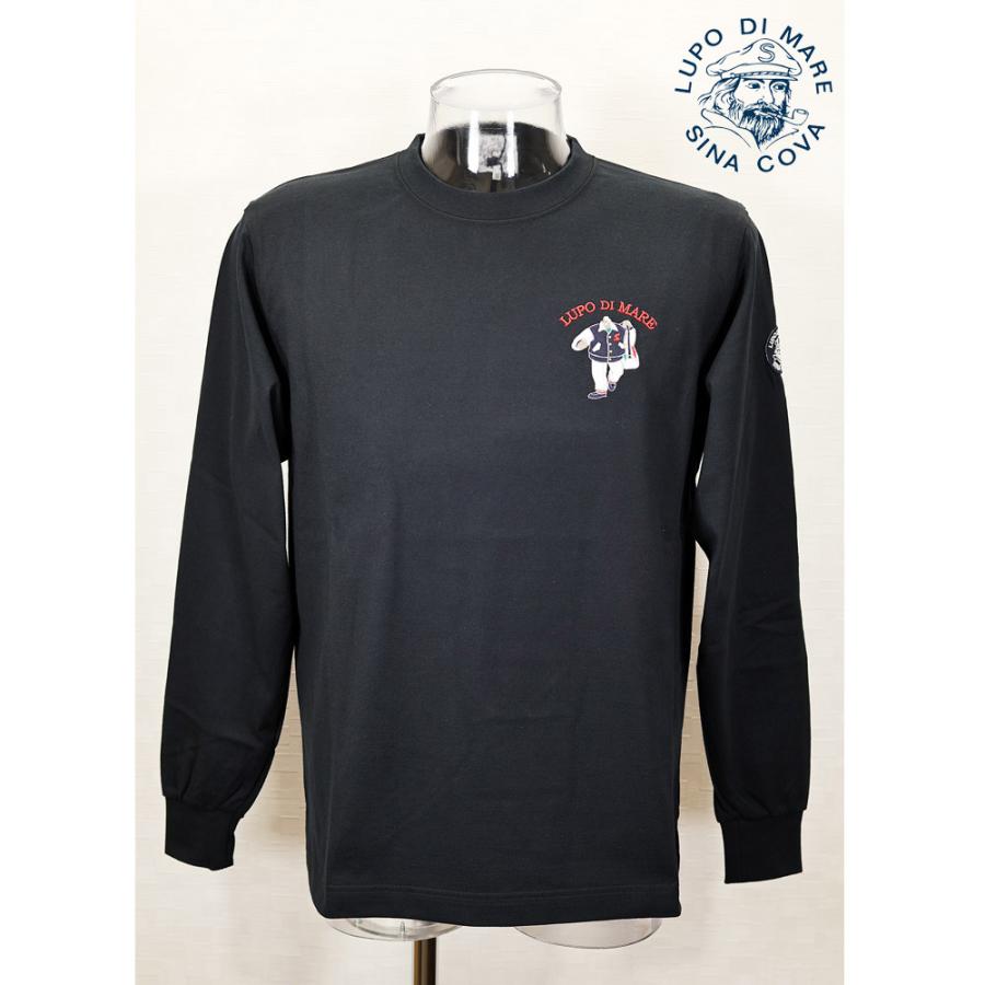 ★シナコバ【*001*】＜２０％ＯＦＦ・SINA COVA & Guest-One コラボＴシャツ　限定品＞秋冬  長袖Ｔシャツ＜Mサイズ・Ｌサイズ・ＬＬサイズ＞黒-kt304 | SINA COVA