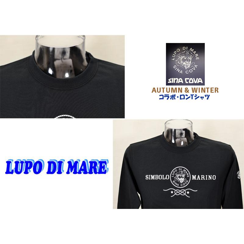 ★シナコバ【*001*】＜２０％ＯＦＦ・SINA COVA & Guest-One コラボＴシャツ　限定品＞秋冬  長袖Ｔシャツ＜Mサイズ・Ｌサイズ・ＬＬサイズ＞ブラック-kt338 | SINA COVA | 05