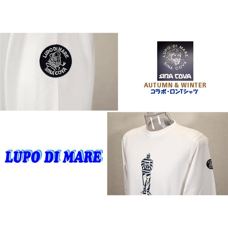 ★シナコバ【*001*】＜２０％ＯＦＦ・SINA COVA & Guest-One コラボＴシャツ　限定品＞秋冬  長袖Ｔシャツ＜Mサイズ・Ｌサイズ・ＬＬサイズ＞ホワイト-kt354 | SINA COVA | 04