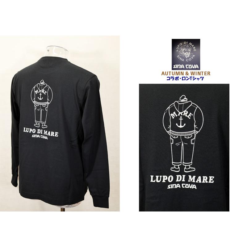 ★シナコバ【*001*】＜2０％ＯＦＦ・SINA COVA & Guest-One コラボＴシャツ　限定品＞秋冬長袖Ｔシャツ＜M・L・LL・サイズ＞kt362 | SINA COVA | 01