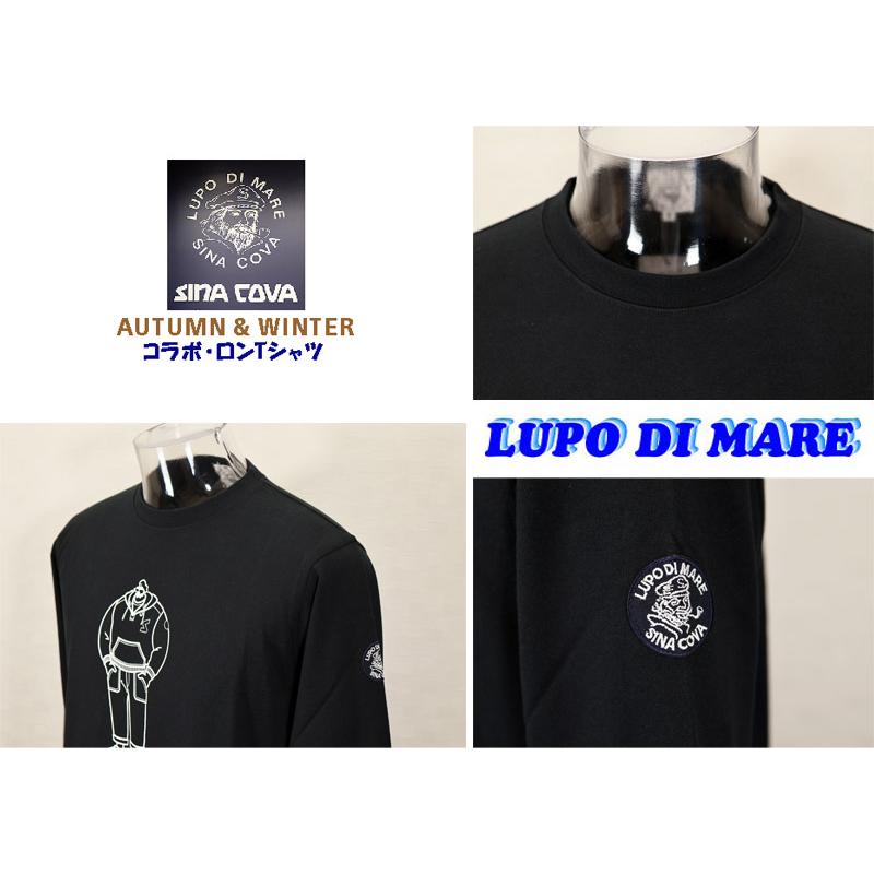 ★シナコバ【*001*】＜2０％ＯＦＦ・SINA COVA & Guest-One コラボＴシャツ　限定品＞秋冬長袖Ｔシャツ＜M・L・LL・サイズ＞kt362 | SINA COVA | 03