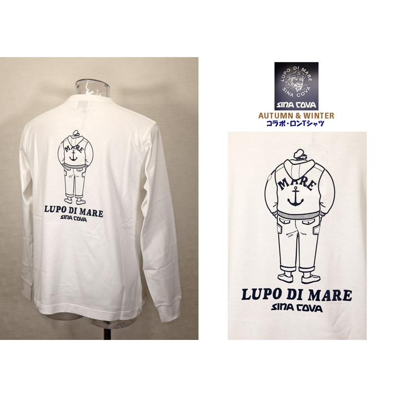 ★シナコバ【*001*】＜2０％ＯＦＦ・SINA COVA & Guest-One コラボＴシャツ　限定品＞秋冬長袖Ｔシャツ＜M・L・LL・サイズ＞kt366 | SINA COVA | 01