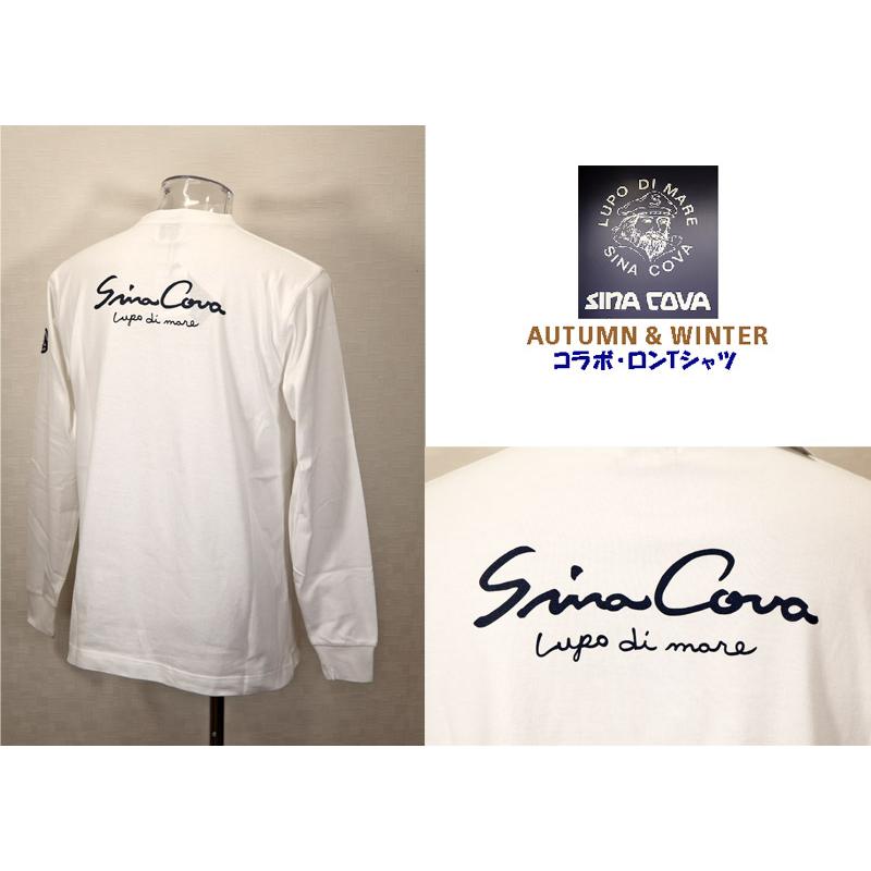 ★シナコバ【*001*】＜2０％ＯＦＦ・SINA COVA & Guest-One コラボＴシャツ　限定品＞秋冬長袖Ｔシャツ＜M・L・LL・サイズ＞kt370 | SINA COVA | 01