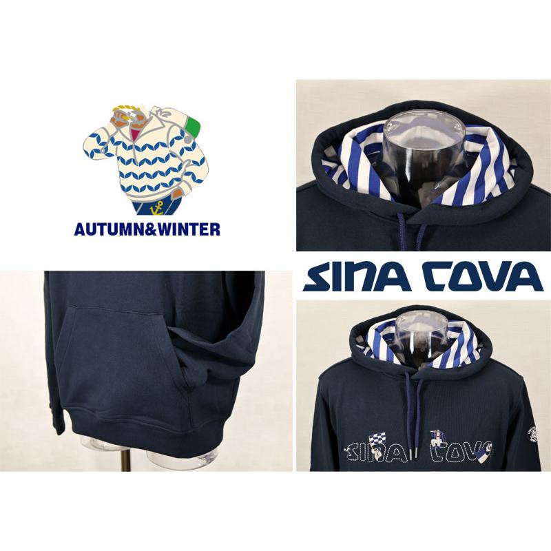 ★シナコバ【*001*】＜３０％ＯＦＦ・SINA COVA & Guest-One　秋冬・コラボ・プルオーバー・パーカー限定品＞＜M・L・LLサイズ＞kt394・kt395・kt396 | SINA COVA | 04