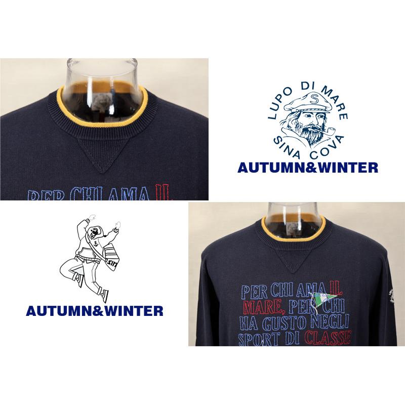 ★シナコバ【*001*】【*BIG SALE*】5０％ＯＦＦ【gs1】秋冬・クルーネックセーター＜Lサイズ＞-kw588 | SINA COVA | 03