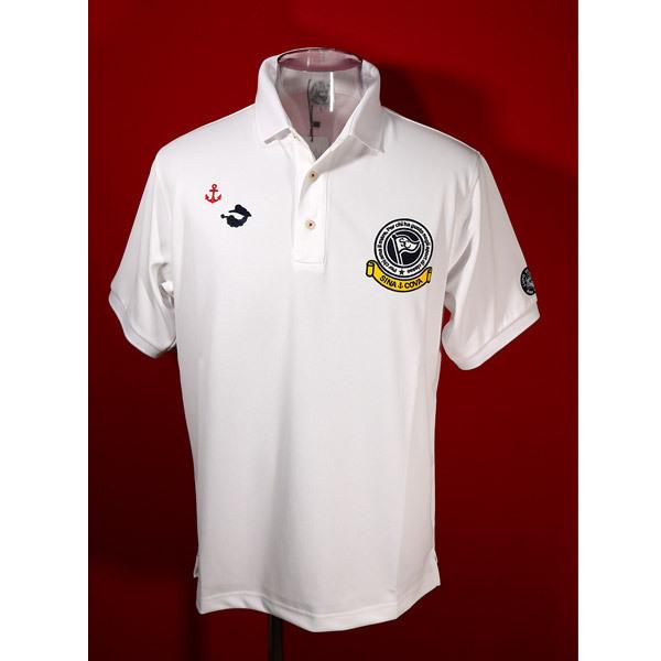 ★シナコバ＜２０２２年 春夏　新作・３０%OFF＞半袖ポロシャツ＜キングサイズ＞ホワイト-kx105