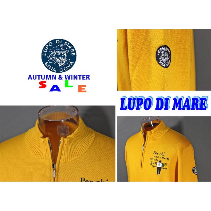 シナコバ　ハーフジップセーター イエロー SINA COVA ☆シナコバ【*店舗移転SALE*】50％OFF・秋冬ハーフ