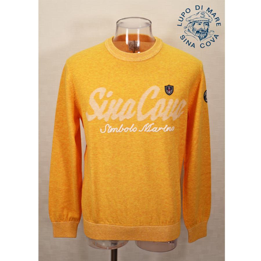 ★シナコバ【*BIG SALE*】50％OFF・秋冬クルーネックセーター＜Mサイズ・Lサイズ・LLサイズ＞イエロー-ky303 | SINA COVA
