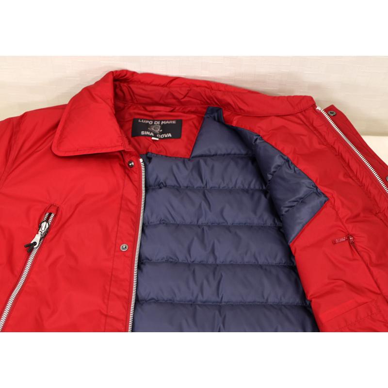 ★シナコバ【*001*】【*BIG SALE*】60％OFF・秋冬クルージングハーフダウンジャケット＜Mサイズ＞ワインレッド-ky321 | SINA COVA | 04