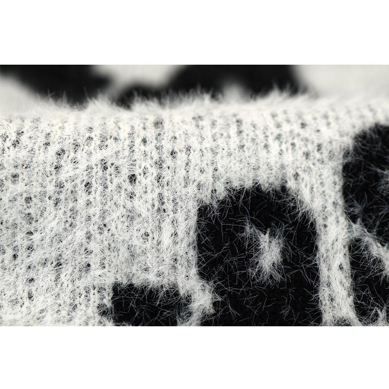 ★２０２４ 秋冬 新作・ミラショーン【*004*】４0%OFF・モヘア調ジップアップ・ウールロゴセーター＜Lサイズ・LLサイズ＞-mb1 | mila schon | 05