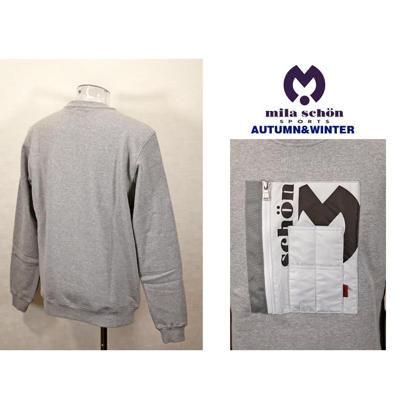 ★２０２５ 秋冬 新作 ミラショーン【*004*】３０%OFF・スウェット・トレーナー【裏起毛】＜Mサイズ・Lサイズ・LLサイズ＞-mb35 | mila schon | 01