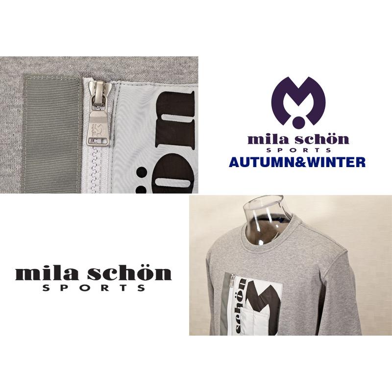 ★２０２５ 秋冬 新作 ミラショーン【*004*】３０%OFF・スウェット・トレーナー【裏起毛】＜Mサイズ・Lサイズ・LLサイズ＞-mb35 | mila schon | 02