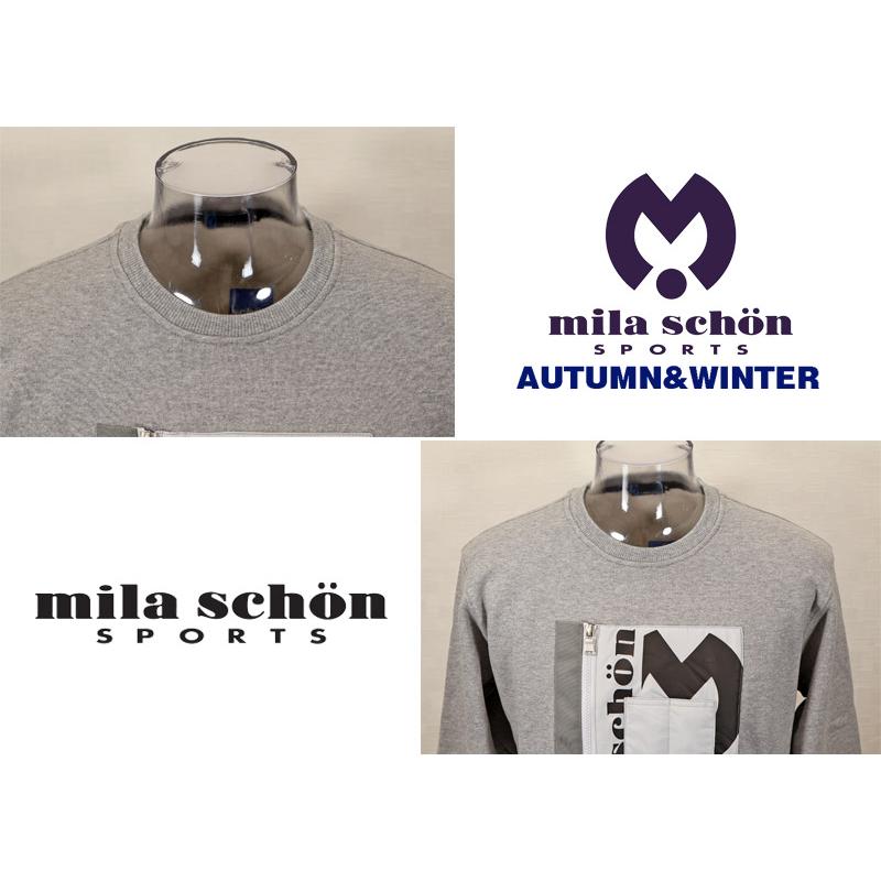 ★２０２５ 秋冬 新作 ミラショーン【*004*】３０%OFF・スウェット・トレーナー【裏起毛】＜Mサイズ・Lサイズ・LLサイズ＞-mb35 | mila schon | 03