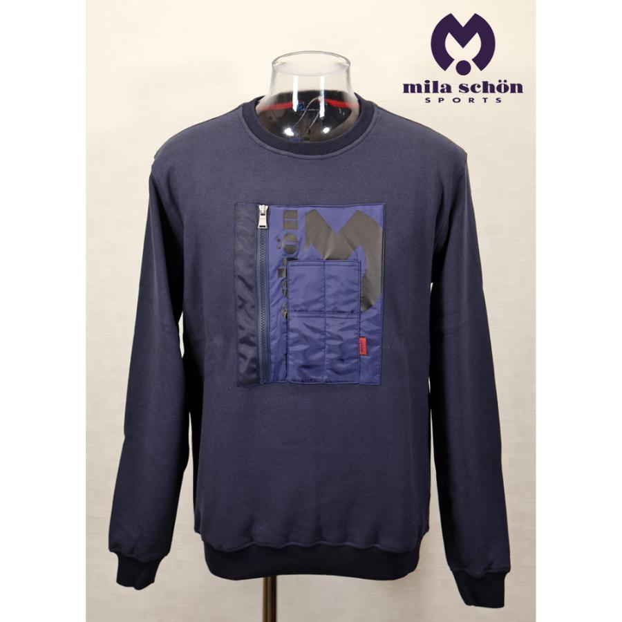 ★２０２５ 秋冬 新作 ミラショーン【*004*】３０%OFF・スウェット・トレーナー【裏起毛】＜Mサイズ・Lサイズ・LLサイズ＞-mb38 | mila schon