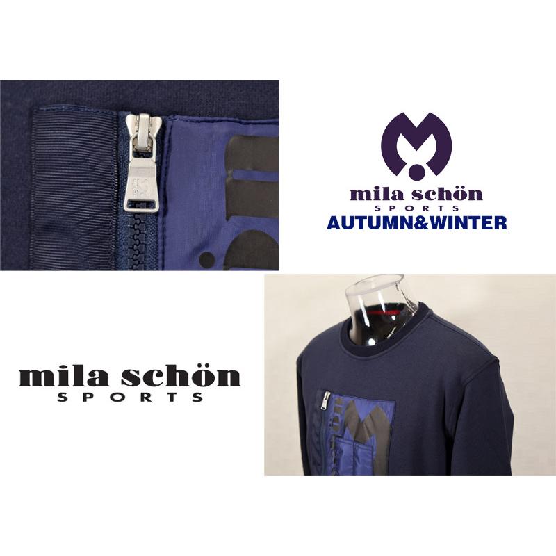 ★２０２５ 秋冬 新作 ミラショーン【*004*】３０%OFF・スウェット・トレーナー【裏起毛】＜Mサイズ・Lサイズ・LLサイズ＞-mb38 | mila schon | 02