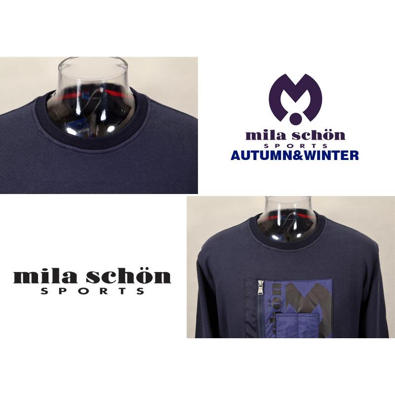 ★２０２５ 秋冬 新作 ミラショーン【*004*】３０%OFF・スウェット・トレーナー【裏起毛】＜Mサイズ・Lサイズ・LLサイズ＞-mb38 | mila schon | 03