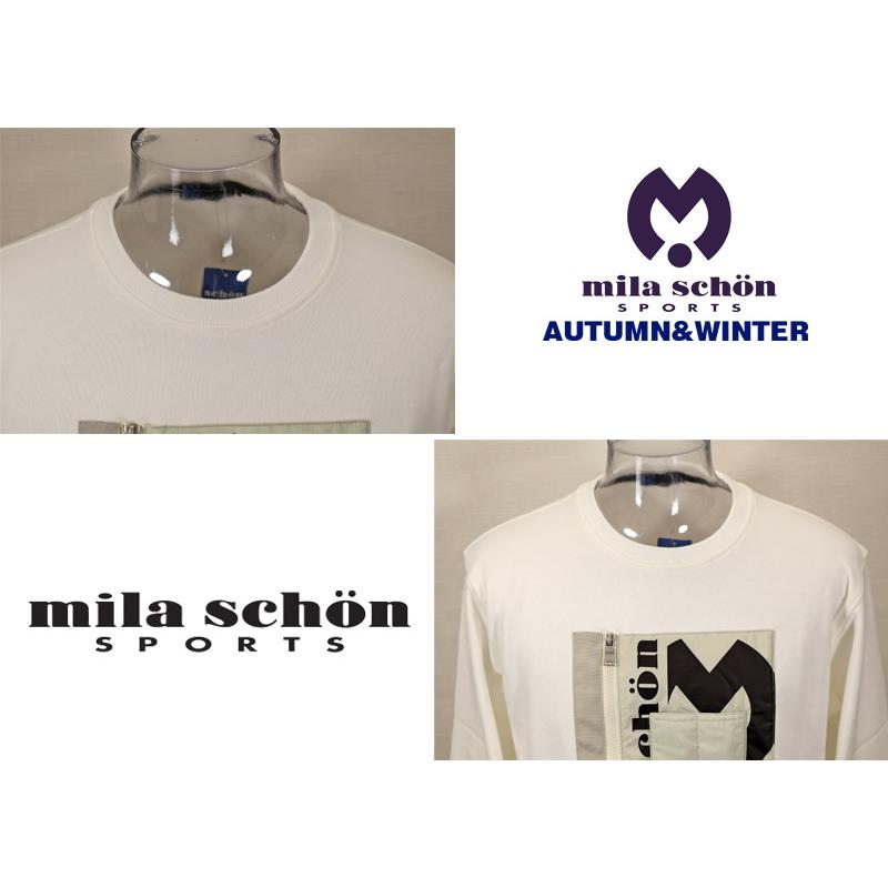 ★２０２５ 秋冬 新作 ミラショーン【*004*】３０%OFF・スウェット・トレーナー【裏起毛】＜Mサイズ・Lサイズ・LLサイズ＞-mb41 | mila schon | 03