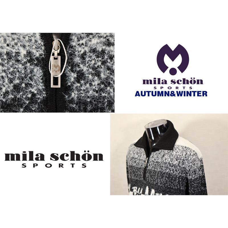 ★２０２５ 秋冬 新作 ミラショーン【*004*】３０%OFF・ジッアップ・セーター＜Mサイズ・Lサイズ・LLサイズ＞-mb44 | mila schon | 02
