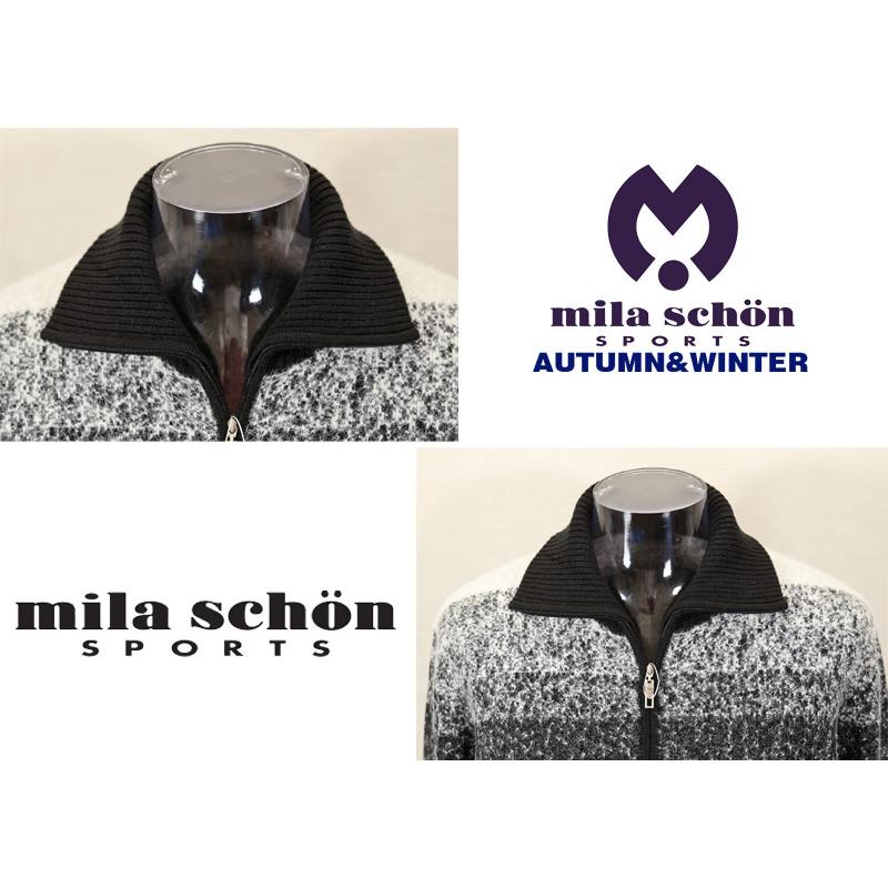 ★２０２５ 秋冬 新作 ミラショーン【*004*】３０%OFF・ジッアップ・セーター＜Mサイズ・Lサイズ・LLサイズ＞-mb44 | mila schon | 03