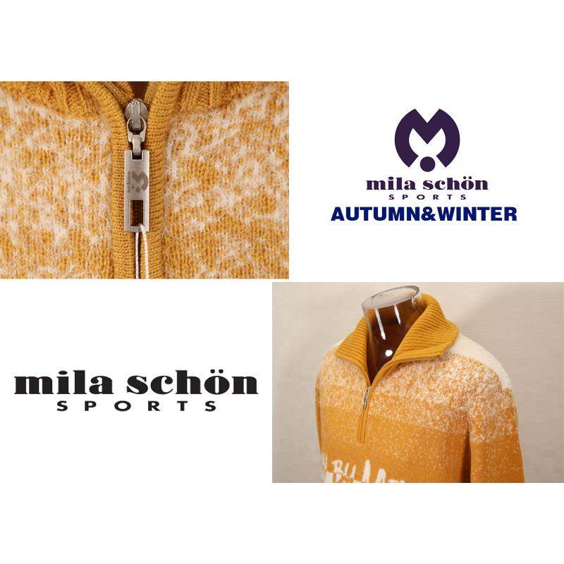 ★２０２５ 秋冬 新作 ミラショーン【*004*】３０%OFF・ジッアップ・セーター＜Mサイズ・Lサイズ・LLサイズ＞-mb47 | mila schon | 02