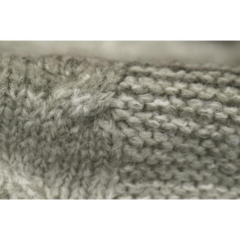 ★２０２４ 秋冬 新作・ミラショーン【*004*】４0%OFF・かすりボーダーケーブル編みクルーネック・セーター＜Lサイズ・LLサイズ＞-mb5 | mila schon | 04