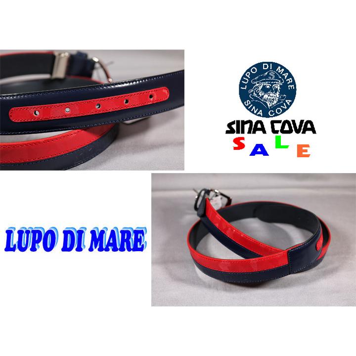 ★シナコバ＜３０%OFF＞カジュアルベルト＜フリー＞ネイビー×レッドov479 | SINA COVA | 03