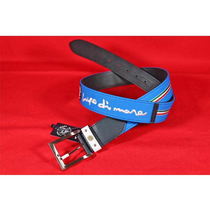 ★シナコバ＜３０%OFF＞カジュアルベルト＜フリー＞ブルーov487 | SINA COVA