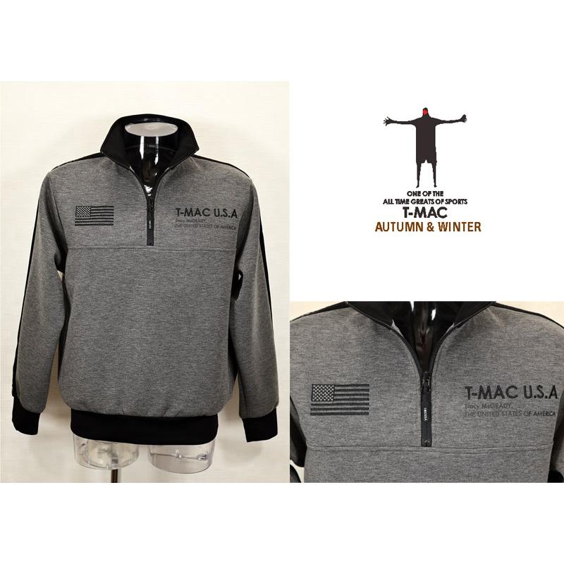 ★２０２４ 秋冬 新作・ティーマックT-MAC【*003*】３０%OFF・ジップアップ・プルオーバー・トレーナー＜Mサイズ・Lサイズ・LLサイズ＞-ta51