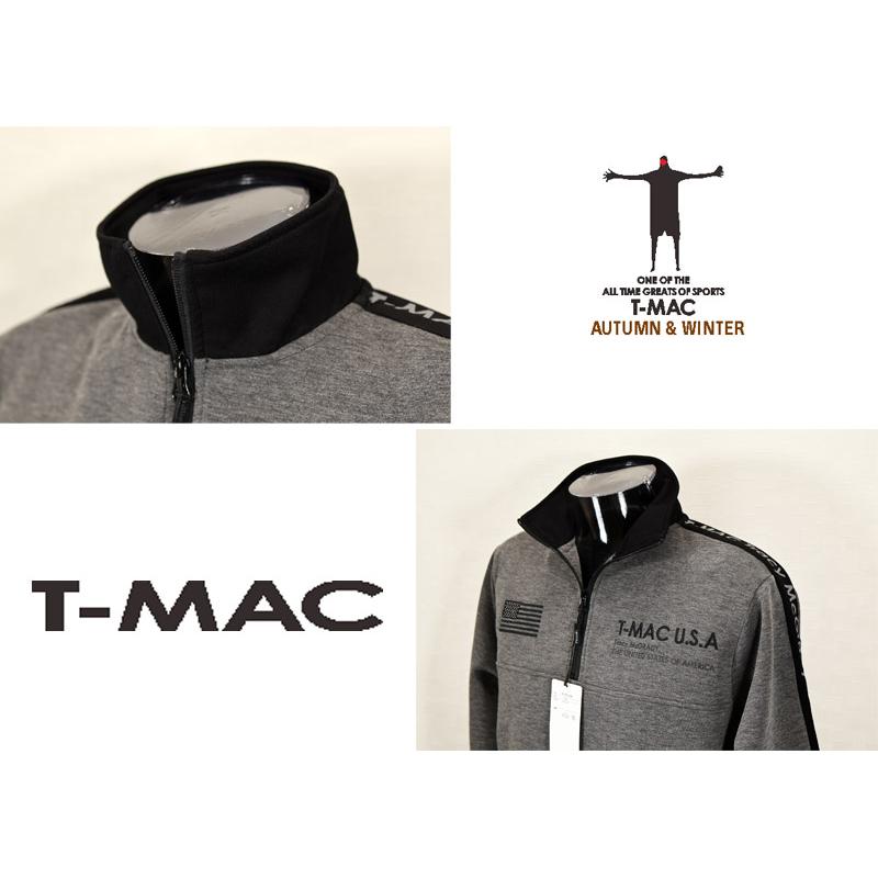 ★２０２４ 秋冬 新作・ティーマックT-MAC【*003*】３０%OFF・ジップアップ・プルオーバー・トレーナー＜Mサイズ・Lサイズ・LLサイズ＞-ta51