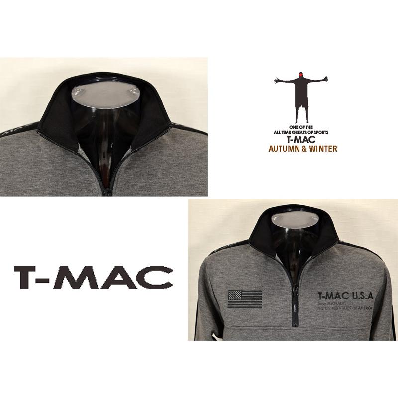 ★２０２４ 秋冬 新作・ティーマックT-MAC【*003*】３０%OFF・ジップアップ・プルオーバー・トレーナー＜Mサイズ・Lサイズ・LLサイズ＞-ta51