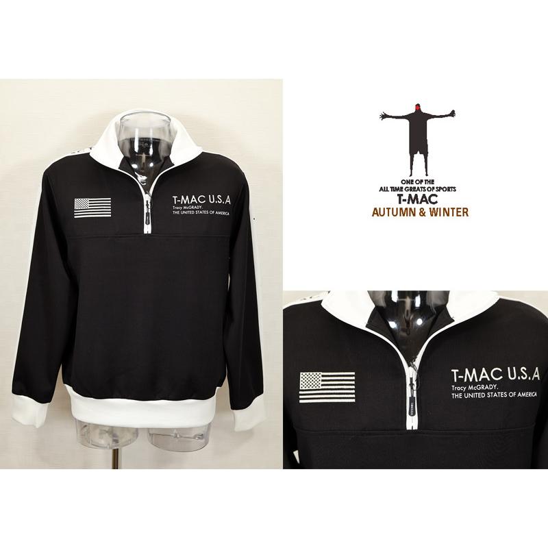 ★２０２４ 秋冬 新作・ティーマックT-MAC【*003*】３０%OFF・ジップアップ・プルオーバー・トレーナー＜Mサイズ・Lサイズ・LLサイズ＞-ta54