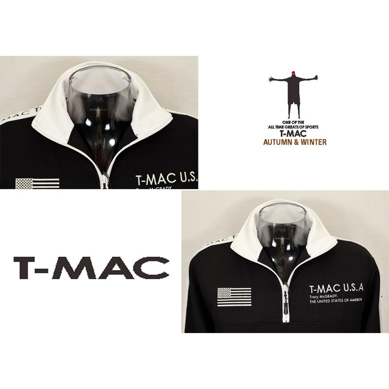 ★２０２４ 秋冬 新作・ティーマックT-MAC【*003*】３０%OFF・ジップアップ・プルオーバー・トレーナー＜Mサイズ・Lサイズ・LLサイズ＞-ta54