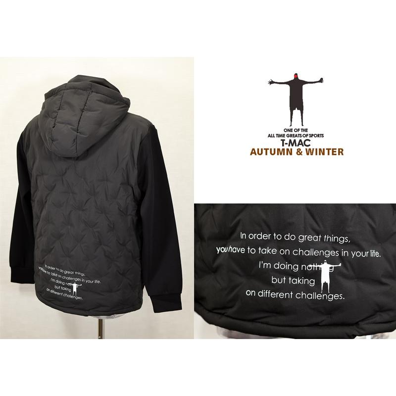 ★２０２４ 秋冬 新作・ティーマックT-MAC【*003*】４0%OFF・フルジップダウン・ジャケット【袖ニット使い】＜Mサイズ・Lサイズ・LLサイズ＞-ta79 | T-MAC | 02