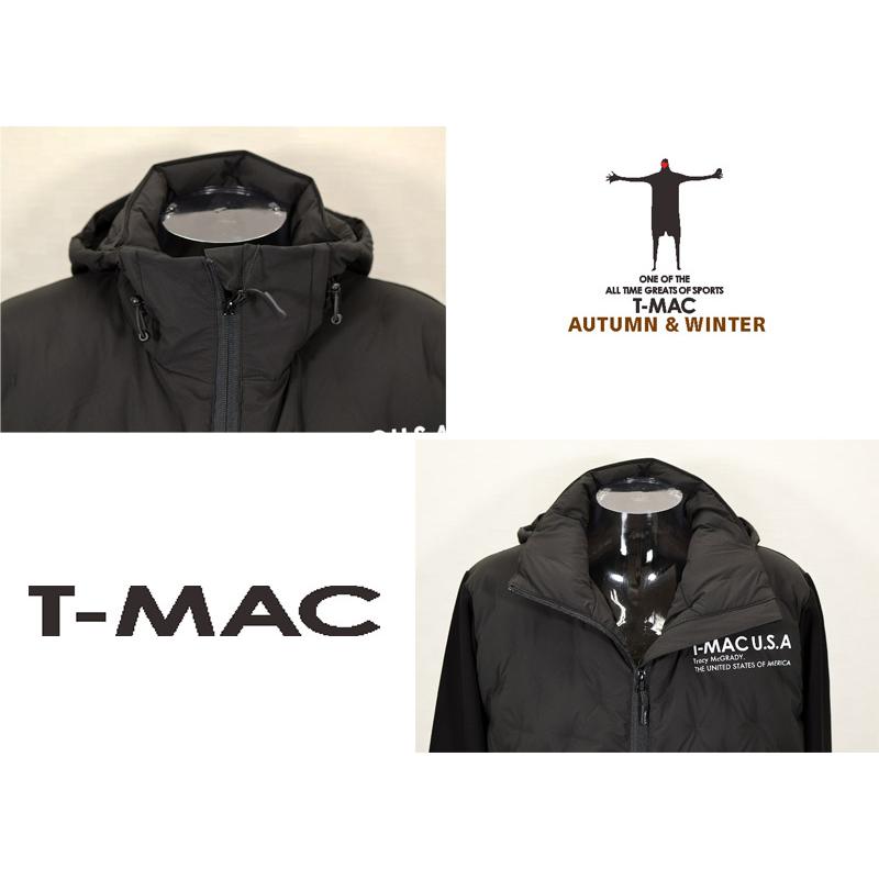 ★２０２４ 秋冬 新作・ティーマックT-MAC【*003*】４0%OFF・フルジップダウン・ジャケット【袖ニット使い】＜Mサイズ・Lサイズ・LLサイズ＞-ta79 | T-MAC | 04