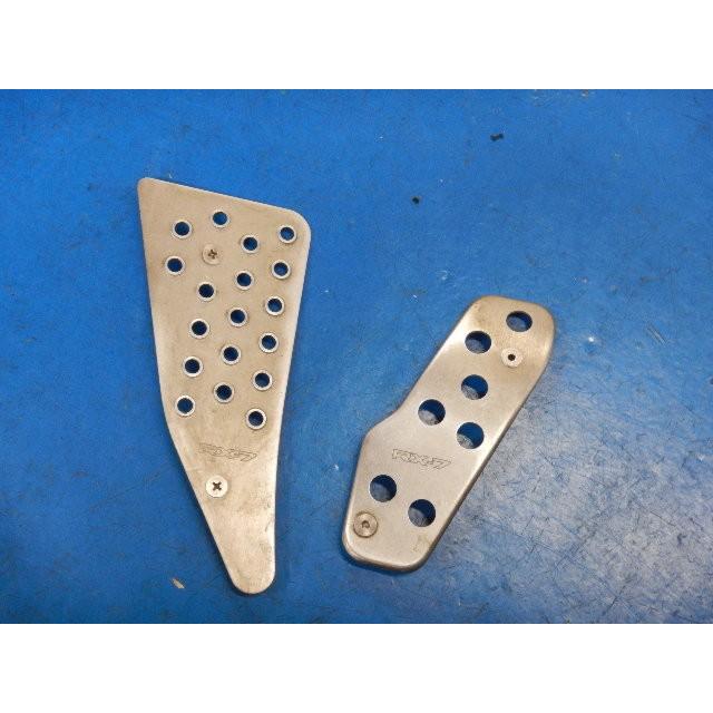 マツダ RX-7 FD3S 純正オプション アルミアクセルペダルカバー RX−7／FD3S【アルミ・アクセル、フットペダル】純正オプション