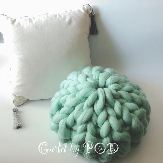 超極太メリノウール毛糸-バルキー ミント 5kg 大玉 |  | 05