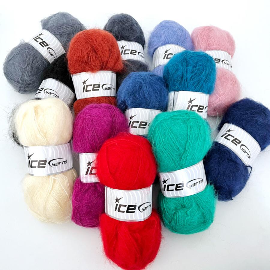 モヘヤ毛糸色々セット ICE Yarns モヘヤクラシック毛糸 : Guild by POD 毛糸ショップ - 通販