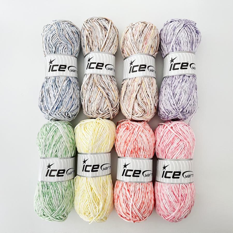 ICE Yarns ラフィア ツイスト ミックスカラー : Guild by POD 毛糸