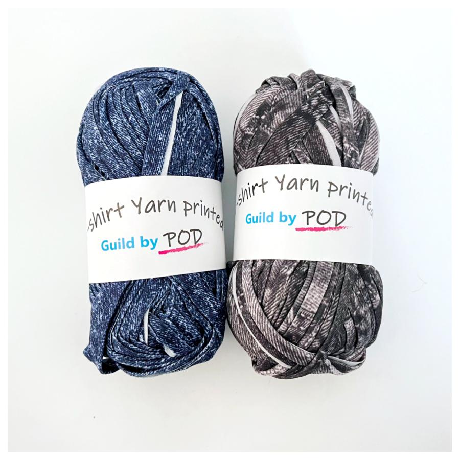 y.a.r.n デニム RECYCLED WASTE SUVIN COTTON YARN 14oz DENIM 5POCKET WIDE PANTS