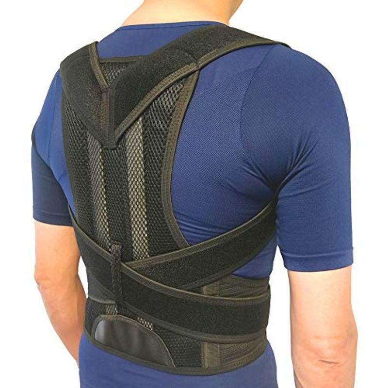 16円 あすつく You アンジュ 猫背 矯正ベルト 姿勢矯正 ねこぜ 取扱説明書付 ブラック Xl