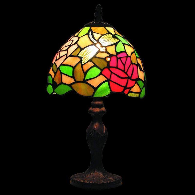 毎日新作アイテム入荷中 Bieye照明L20757 薔薇 トンボ ステンドグラス