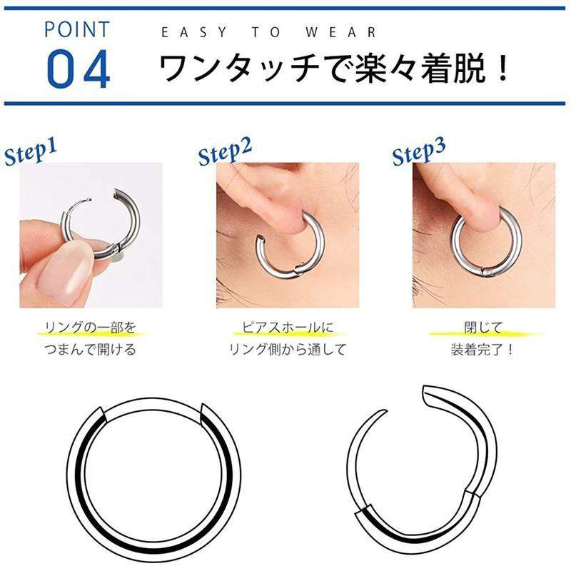 期間限定特別価格 メンズアクセサリー Prosteel リングピアス メンズ 18金 両耳 シンプル 小さめ プレート 揺れる フープピアス ゴールド K18 かっこいい 男女兼 Www Threeriversofs Com