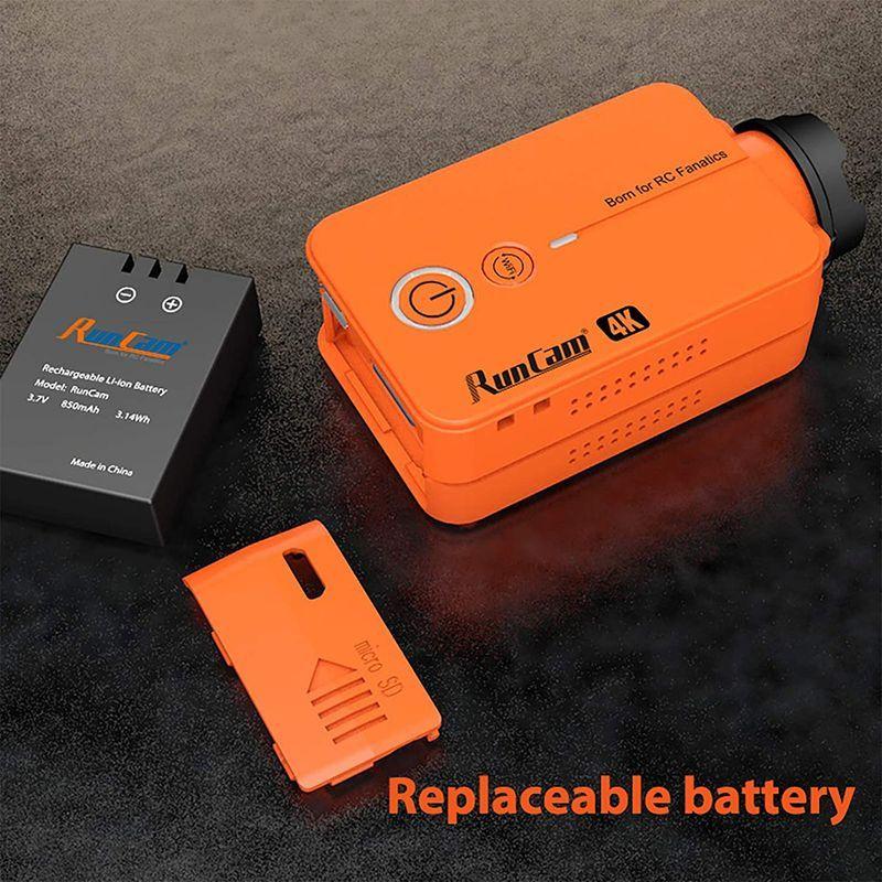 RunCam2 4K 超広角ピンホールカメラ仕様 高画質小型カメラ無音化