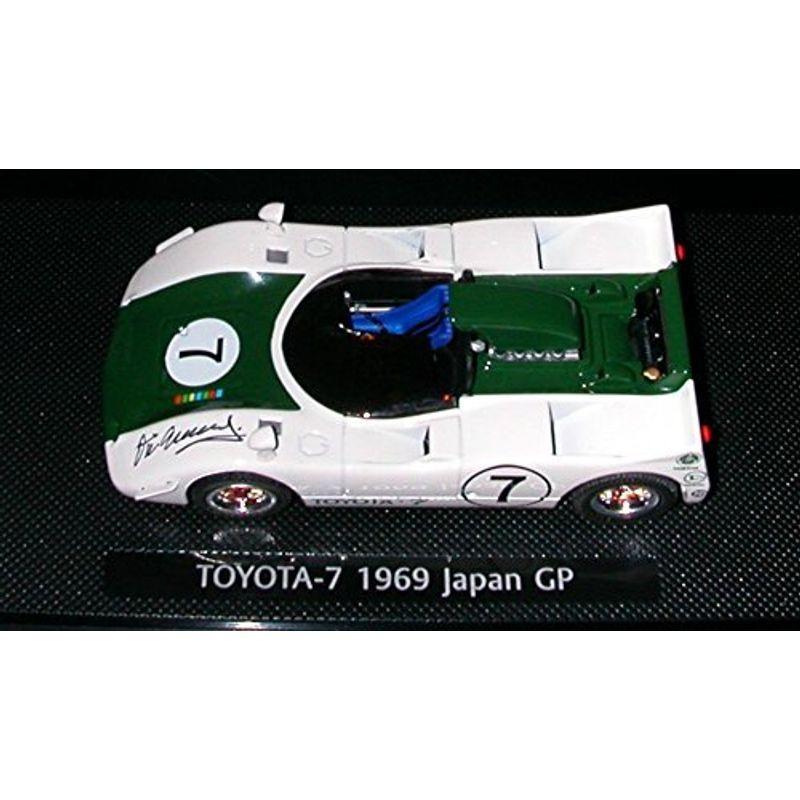 安い割引 エブロ 1/43 完成品 ホワイト/グリーン ?7 1969 日本GP 7 トヨタ ミニカー